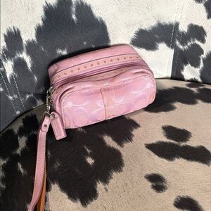 Vintage Coach Mini Wristlet Bag